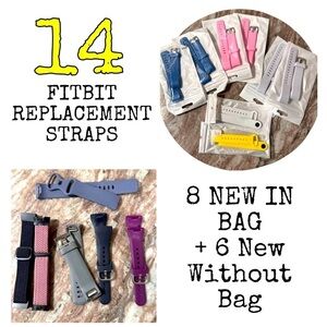 Fitbit Replacement Straps Wristbands New in Bag and New Without Bag. Small-Large